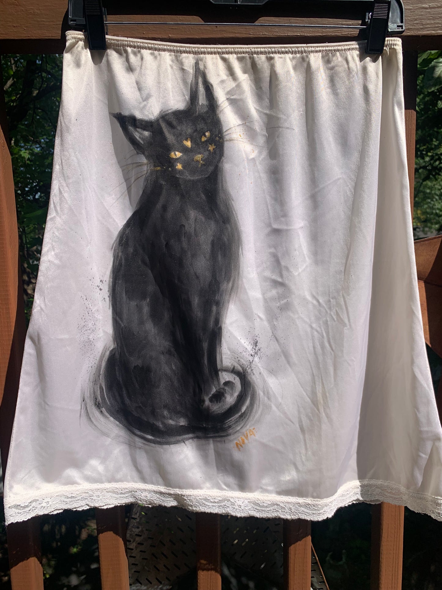 Familiar - Black Cat Skirt