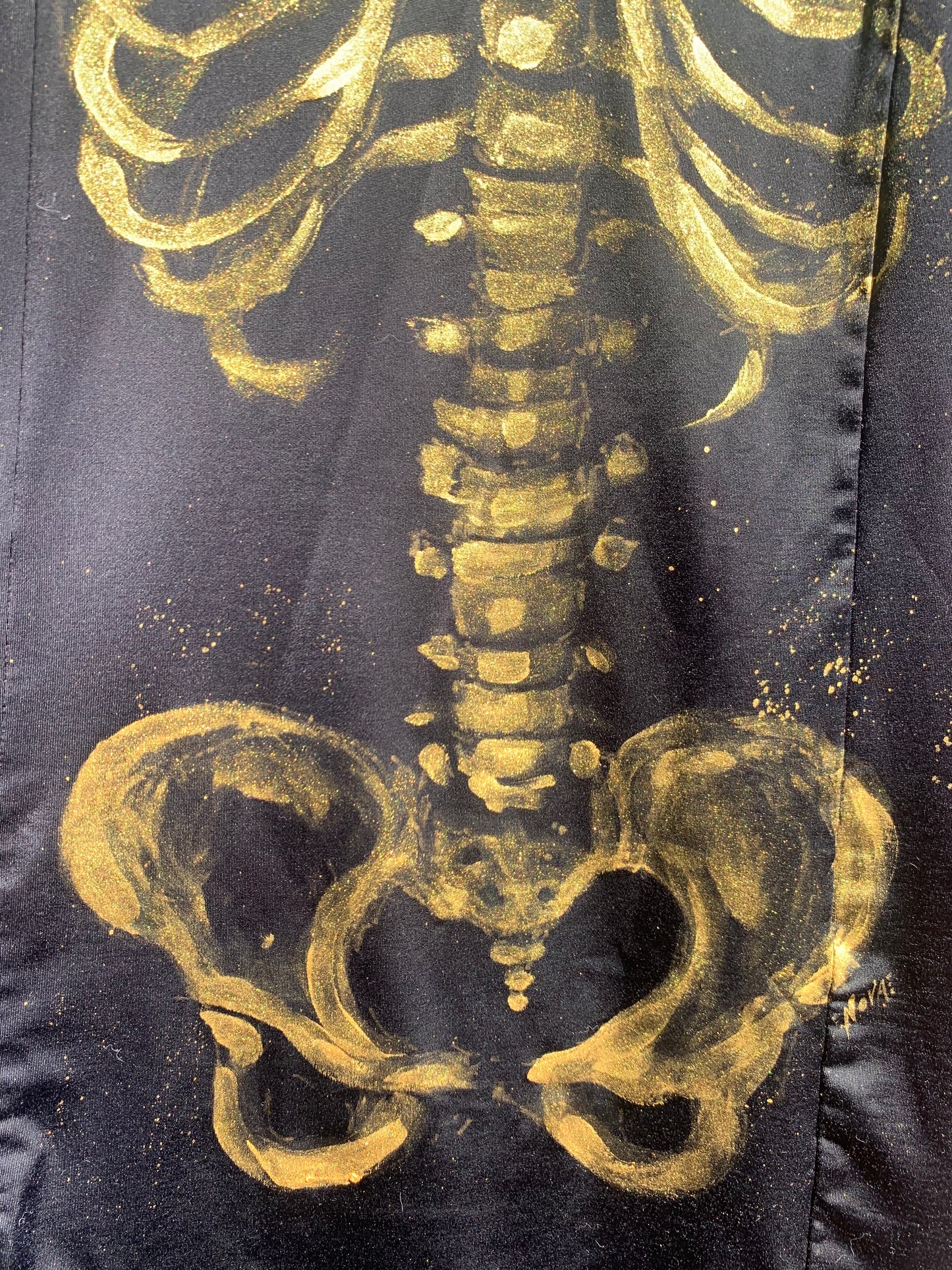 Golden Bones - Skeleton Dress