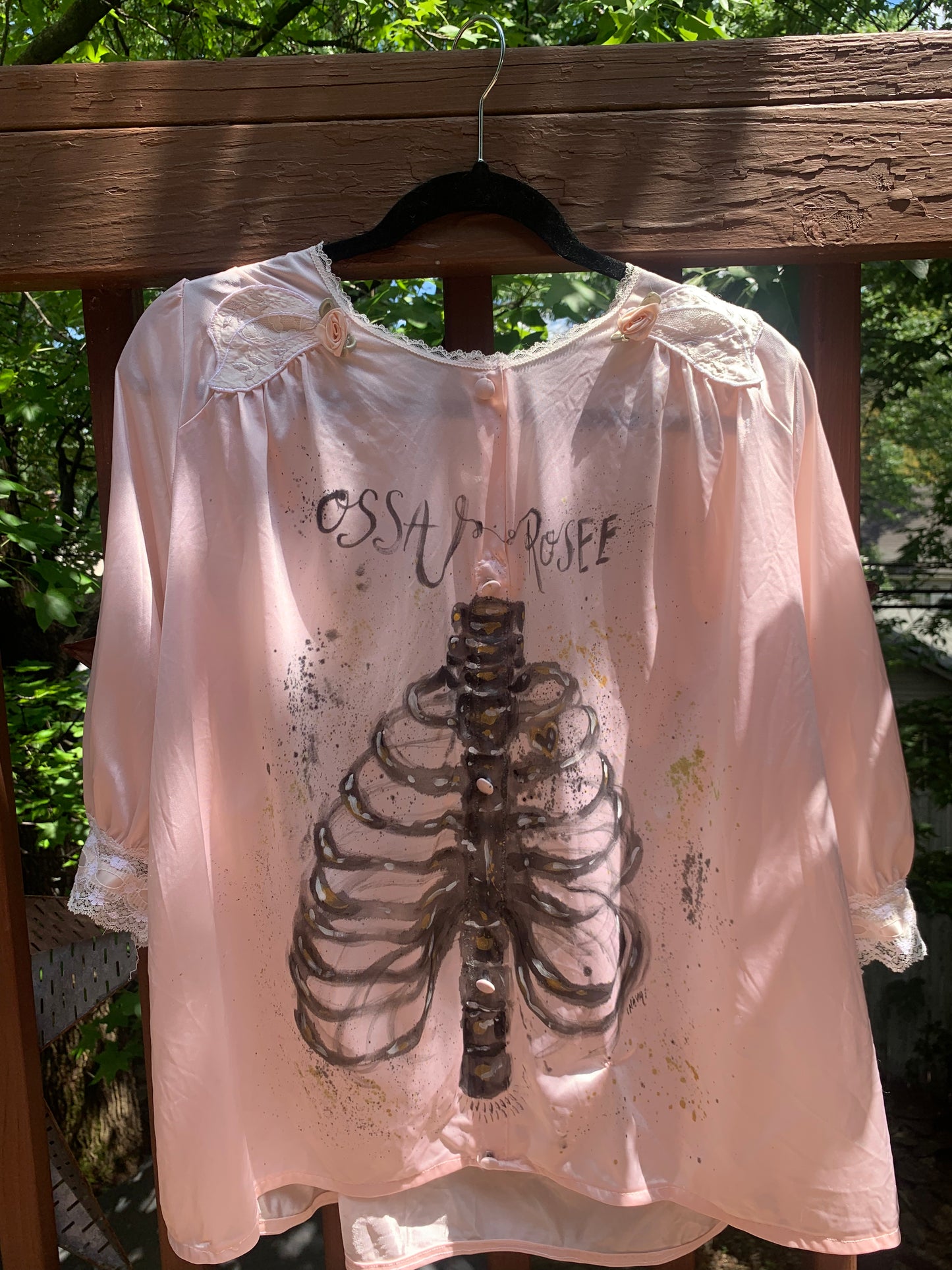 Rosy Bones - Pajama Top